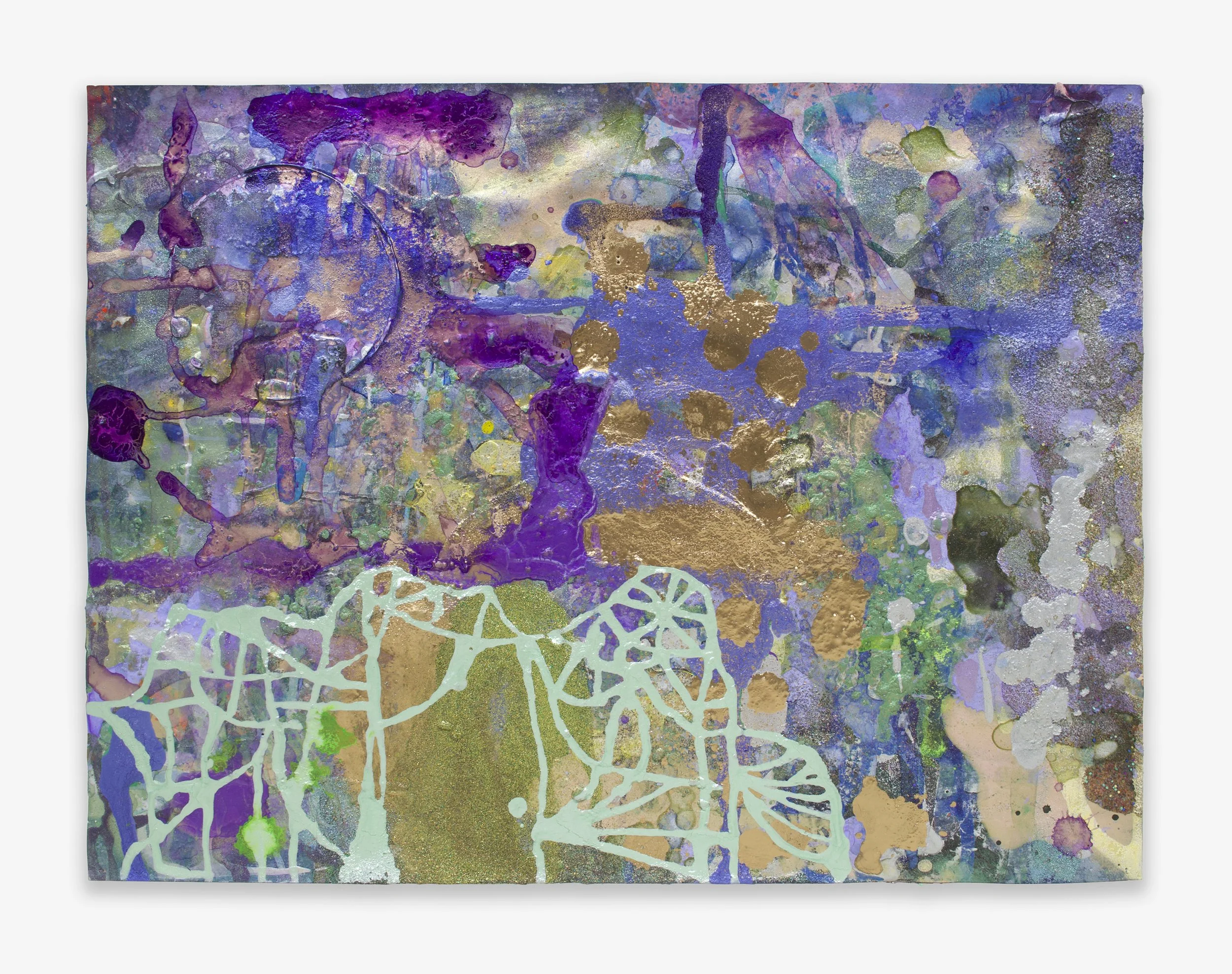 Untitled / 2025 / Mixed media on Arches 140 lb Hot Pressed 100 % Cotton / 12 x 16 inches (31 x 41 cm)