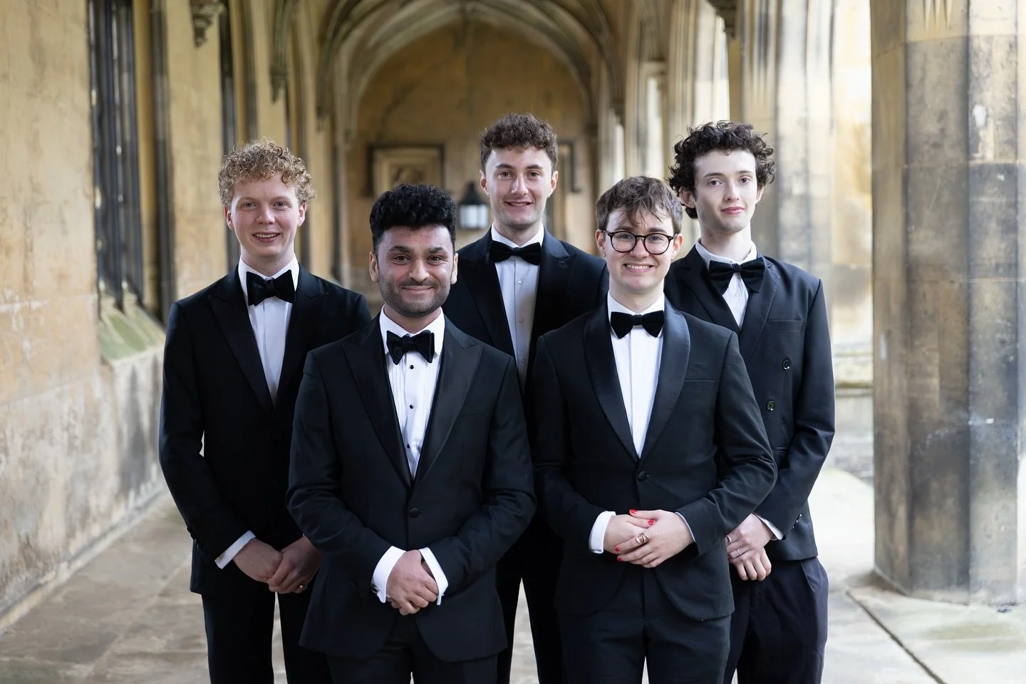 THE TENORS 2025/26

From left to right: James Gardner, Rowan Taymuree, Milo Coker, Garbh&aacute;n McEnoy, Theo Horch

Photo credits: @saltydogpix