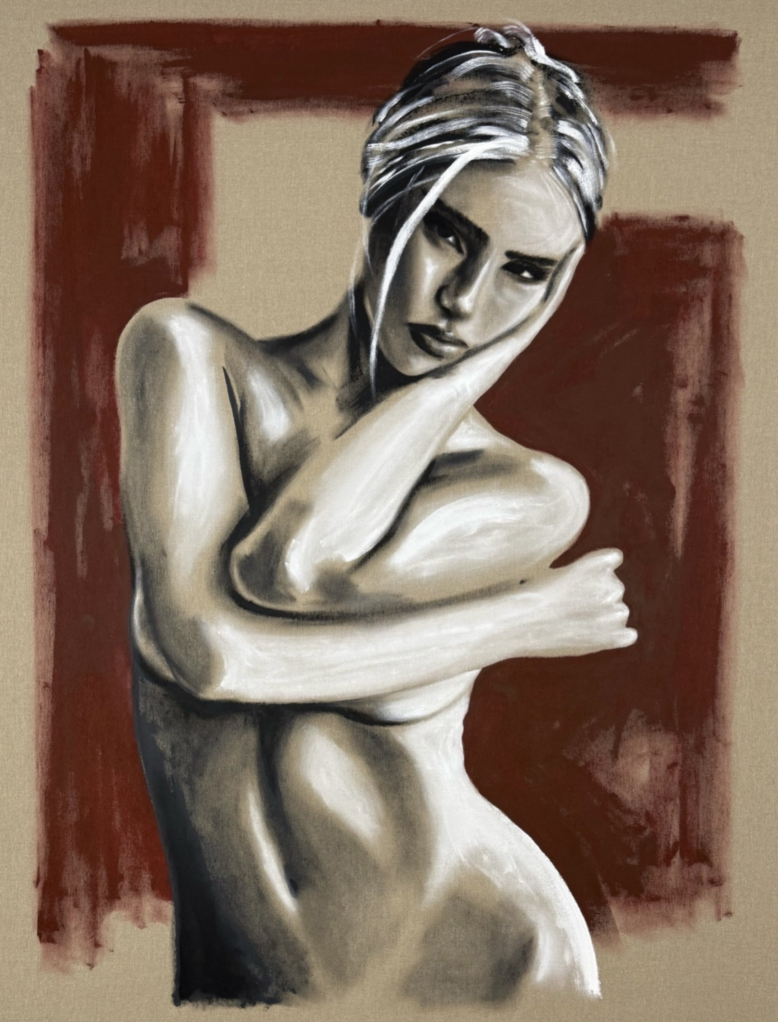 Femme Fatale

 

 120 x 160 Acrylic and diamond dust on canvas, 2026 