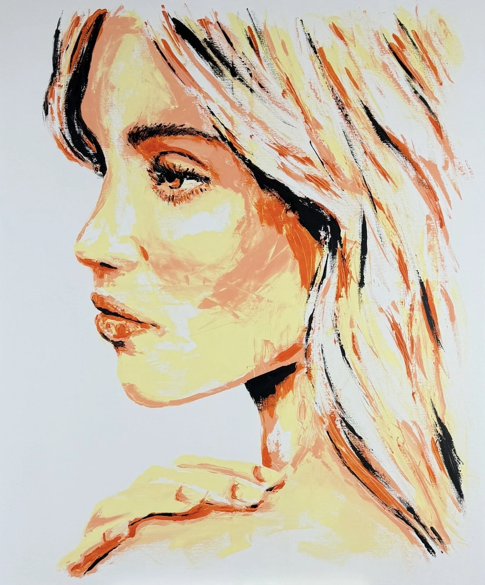 Sunny

 

 100 x 120 Acrylic on canvas, 2025 