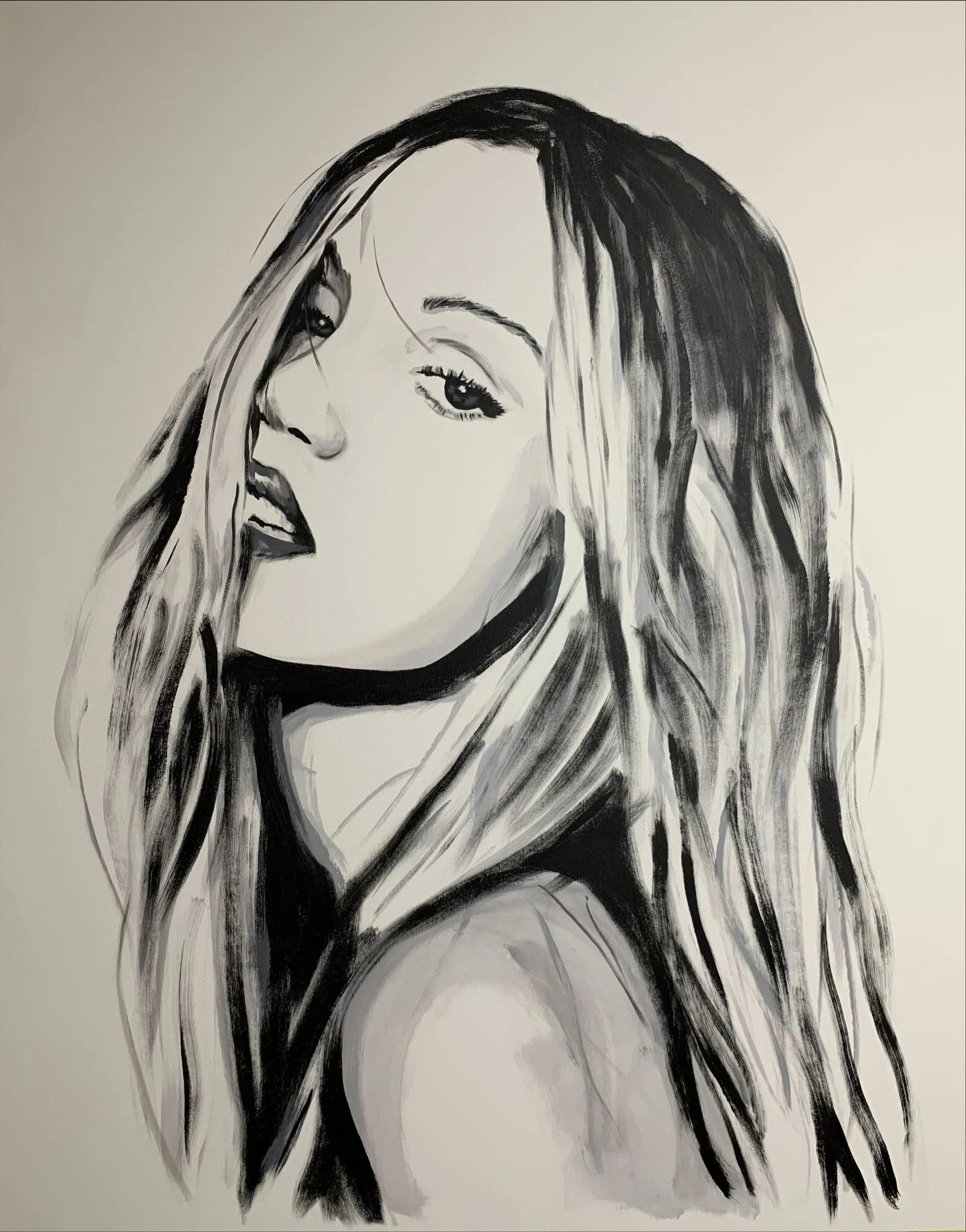 Somewhere in these eyes…

 

 100 x 120 Acrylic on canvas, 2024 