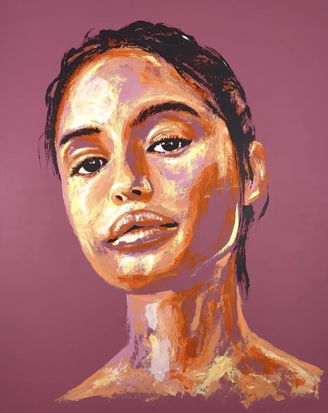 Golden Light & Rockstar attitude

 

 160 x 200 Acrylic on canvas, 2025 