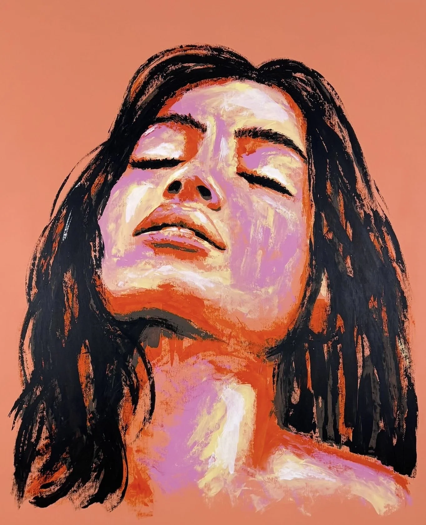 Ghost of you

 

 130 x 160 Acrylic on canvas, 2025 