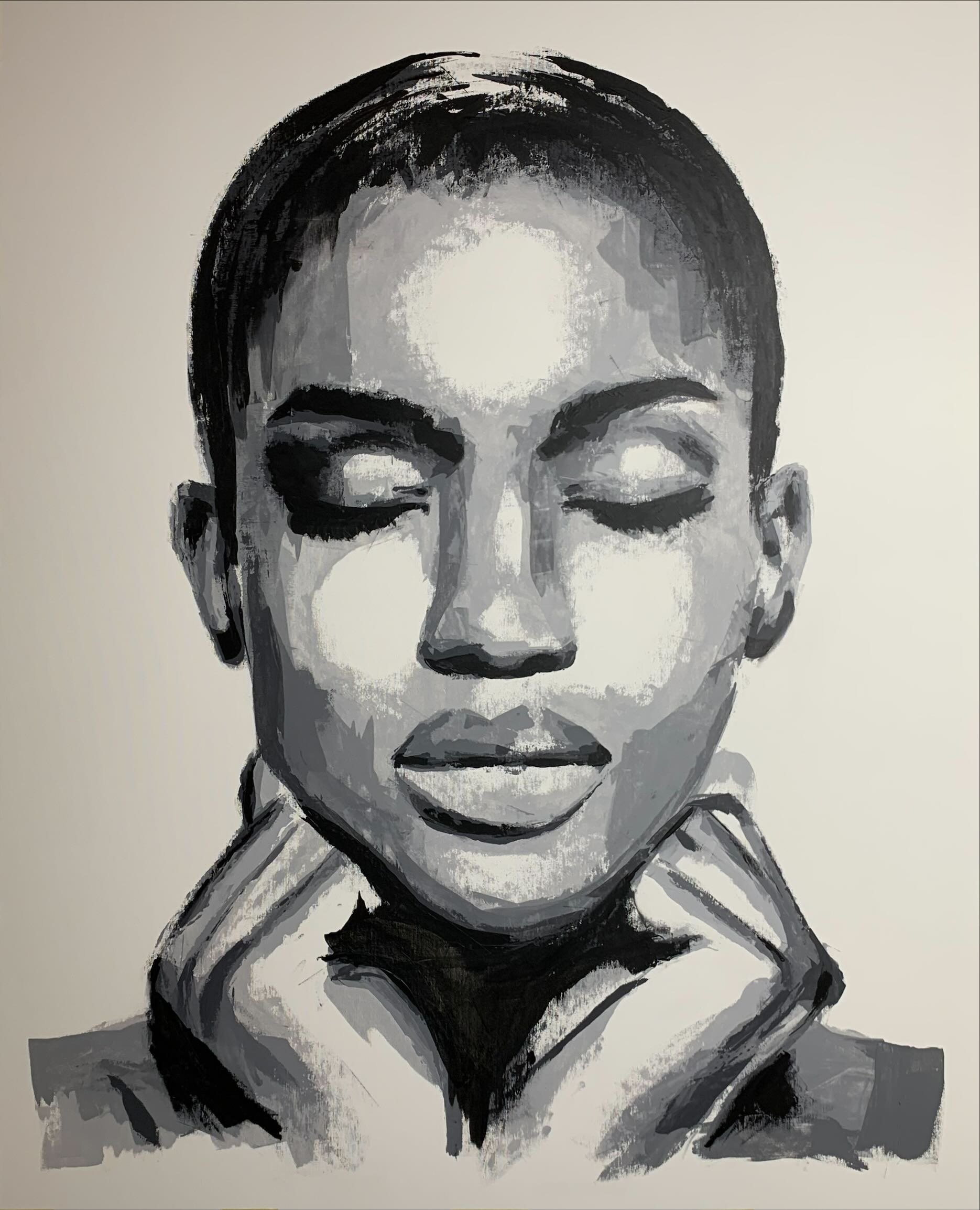 Peace of mind

 

 100 x 120 Acrylic on canvas, 2025 