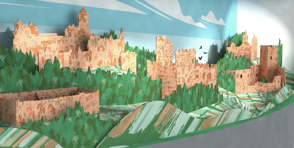Création d'une vitrine, simulation 3D manipulable