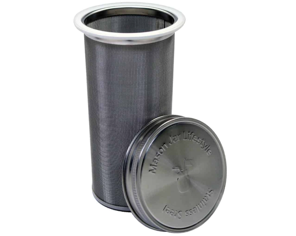 Tea Filter for Wide Mouth Mason Jars 