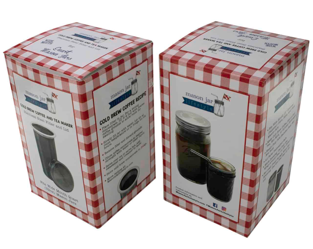 Tea Filter for Wide Mouth Mason Jars 