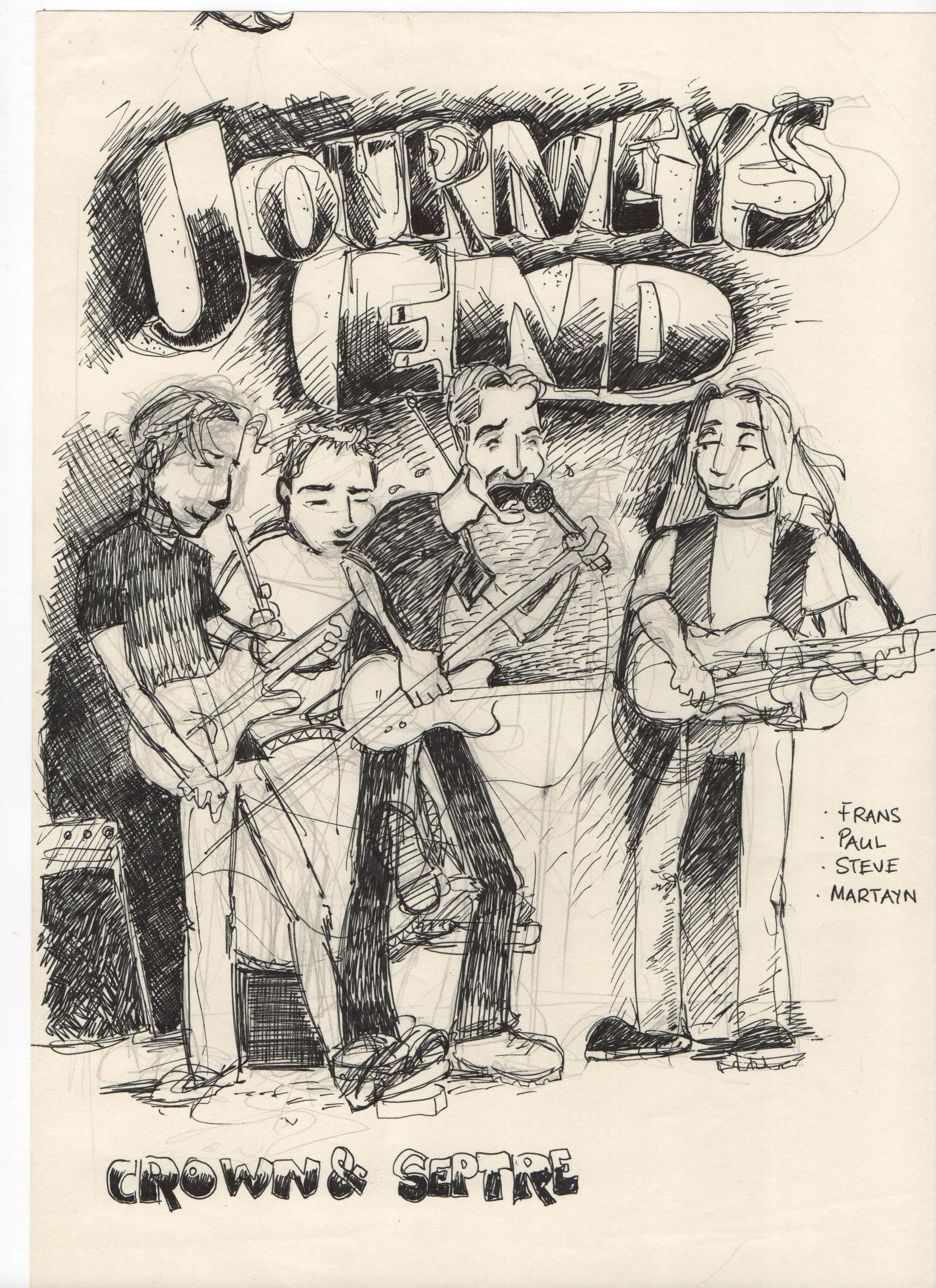Journeys End Drawing by Sam Dixon