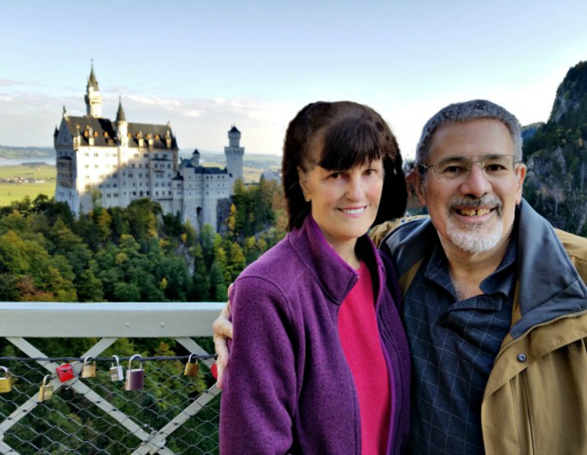 Joy near the Neuschwanstein Castle