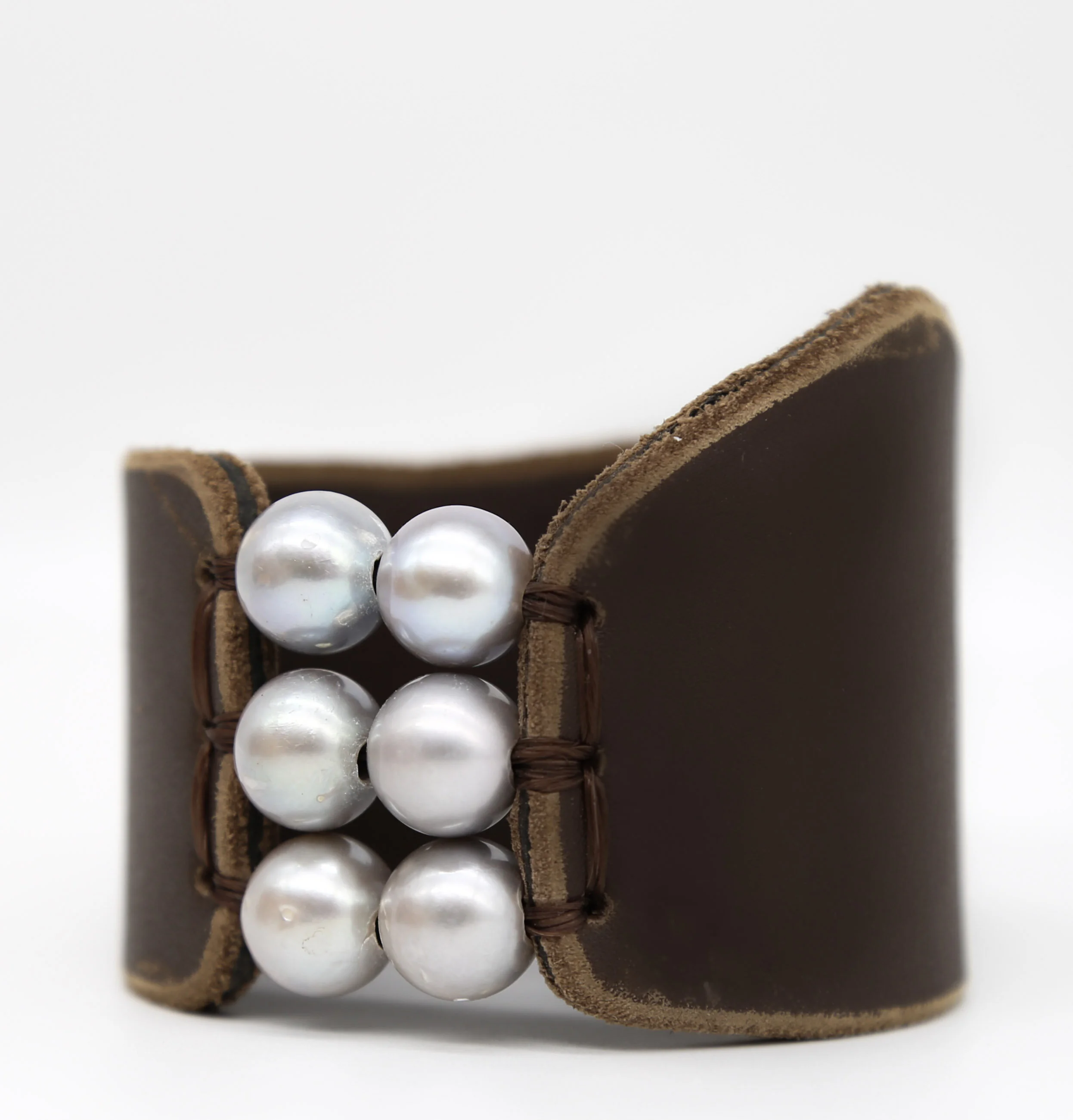Six Pearl Cuff Bracelet