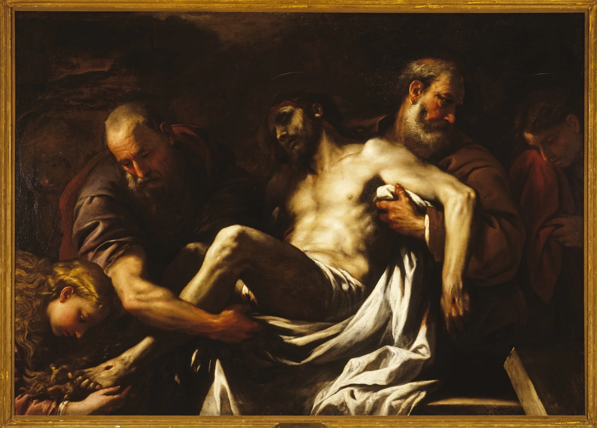"The Entombment of Christ" by Luca Giordano.