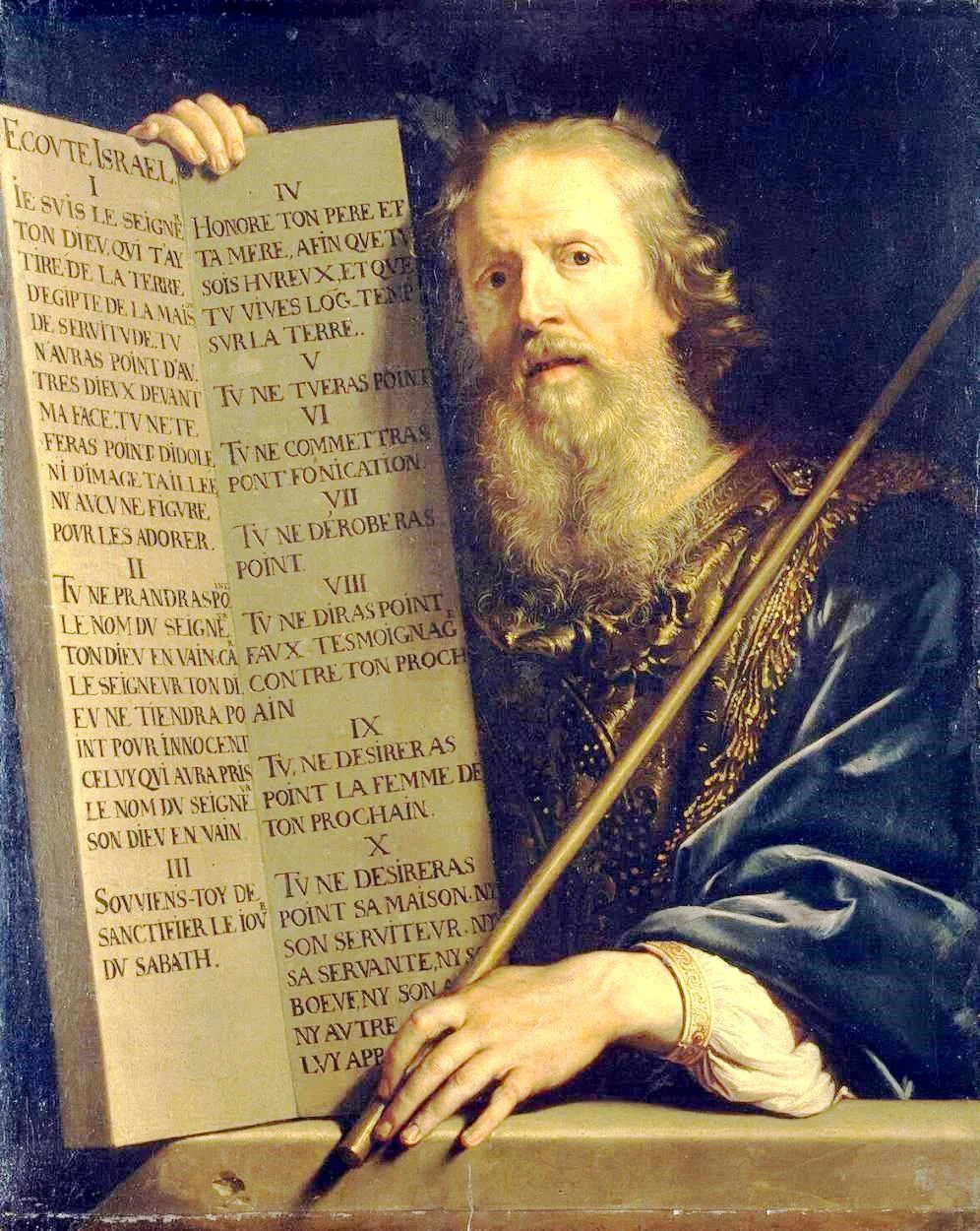 Philippe de Champaigne - Moses with the Ten Commandments