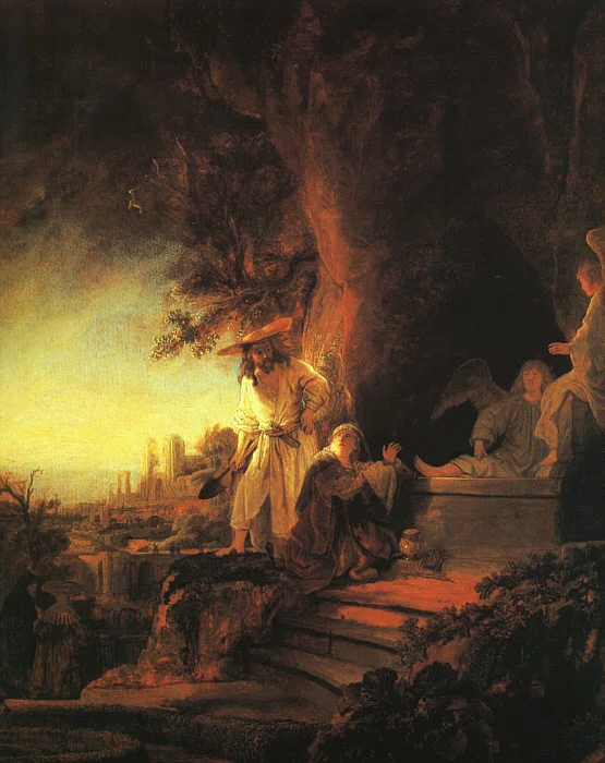 Rembrandt van Rijn - Christ and St Mary Magdalen at the Tomb