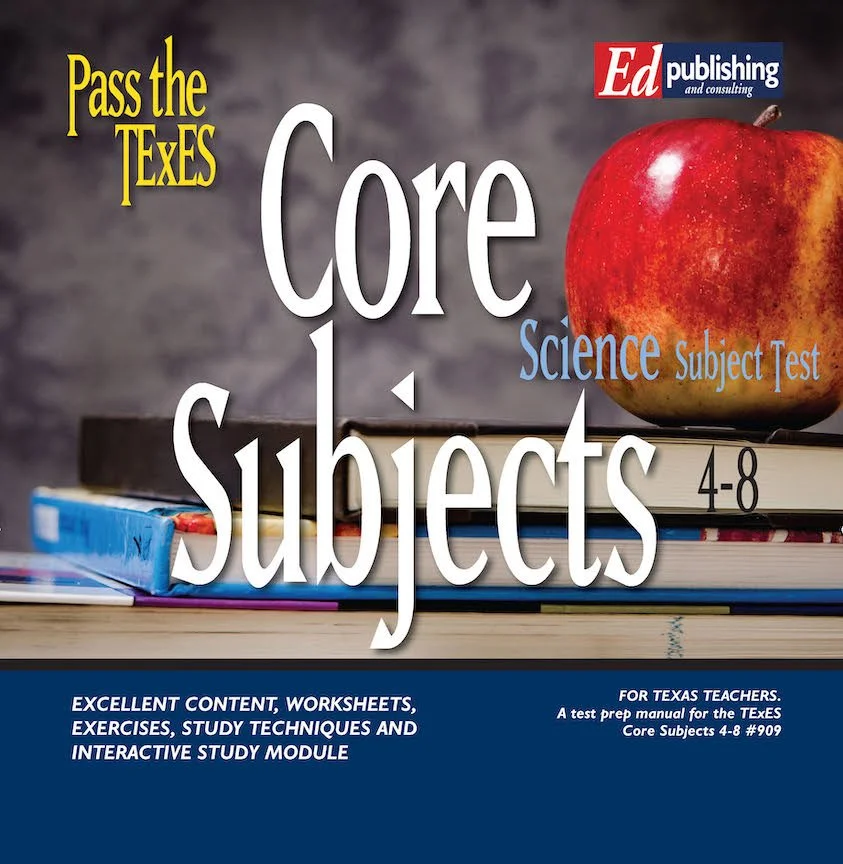 Core Subjects 4-8 Science #809 Individual Subjects Hard Copy BOOK