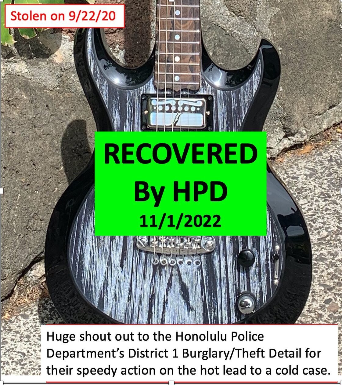 Homecoming Queen makes it home safely. After being kidnapped for 2yrs she finally made it home.  She is resting comfortably and is expected a full recovery.  Thank you to the Honolulu Police Department&rsquo;s District 1 Burglary/Theft Detail for the