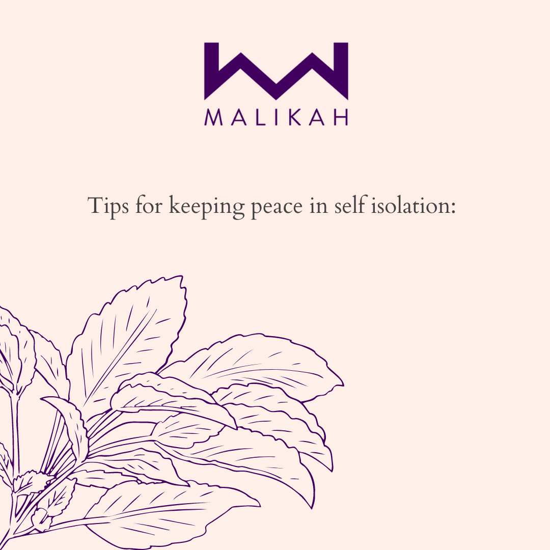 Tips for Keeping Peace in Self Isolation 