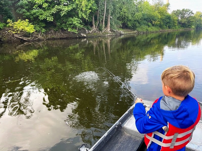 Guided fishing in Grand Rapids Michigan