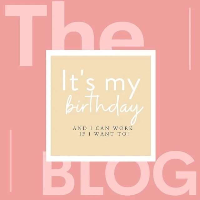 This Tuesday was my birthday. 🎉🍰⁠
⁠
And for the first time in a long time, I spent most of my birthday working. ⁠
⁠
Originally I&rsquo;d hoped to take the day off and have a &ldquo;me&rdquo; day. Back when I worked in corporate I did everything pos