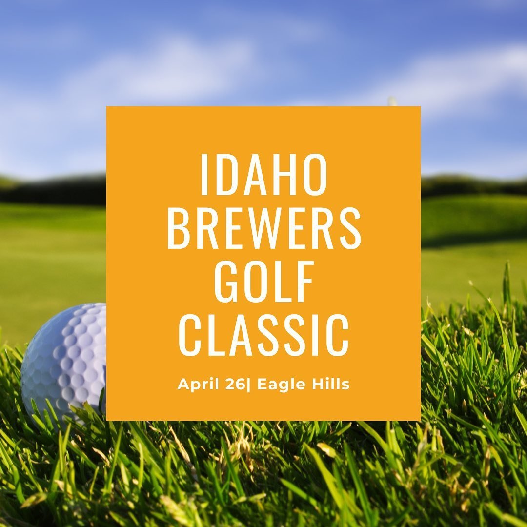 Gotta register by Friday 4/19 if you want to play in the mast-err we mean Idaho Brewers Golf Classic! Tee&rsquo;ing off Friday 4/26 @eaglehillsgc 9am. See IdahoBrewers.org/golf for the full details