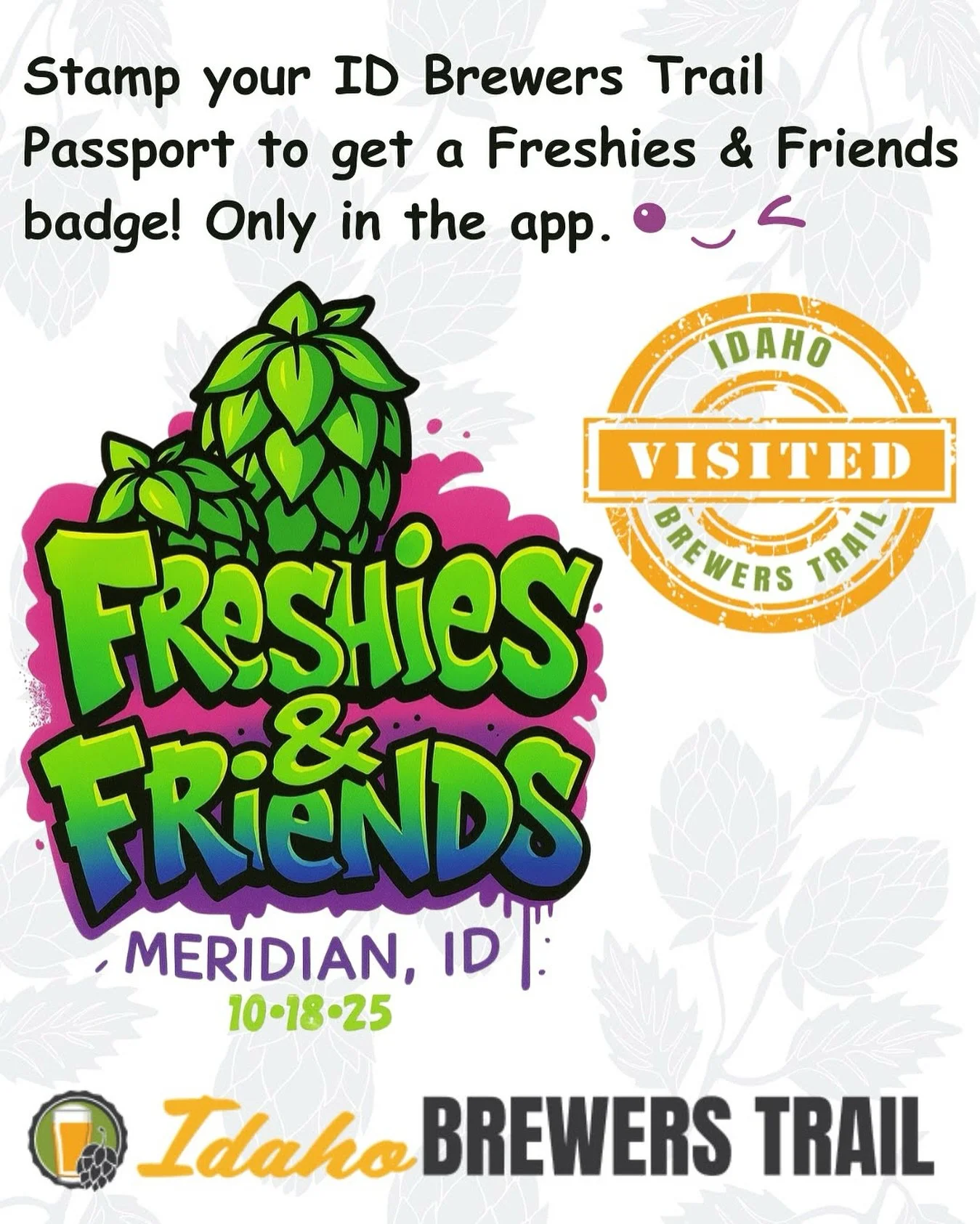 This Saturday is THE Fresh Hop Festival at Loose Screw in Downtown Meridian! Are you joining us?

✔️Multiple Beer Gardens!
✔️Limited-release fresh hop (&amp; other) brews!!
✔️Food, music, community, &amp; Friends!!!

Get your tickets now at www.loose