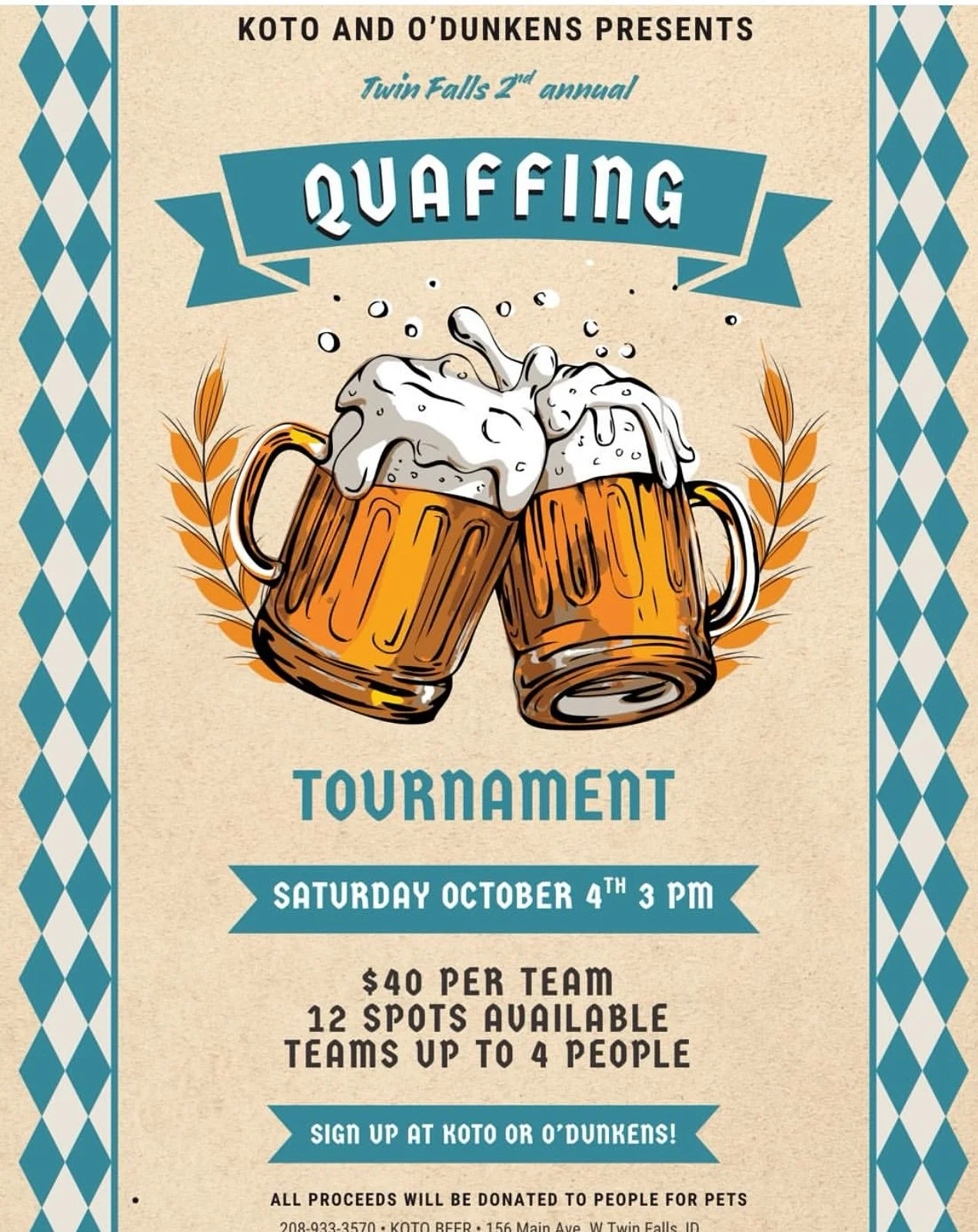 Buckle up! Oktoberfest&rsquo;s are in full swing throughout the state of Idaho. Here&rsquo;s the lineup for this weekend, Oct 3-5:

@brownbeardbrewingco OktoBEARDfest 10/4 at the Barrel House in Garden City, 12-5pm

@highlands_hollow Oktoberfest 10/5