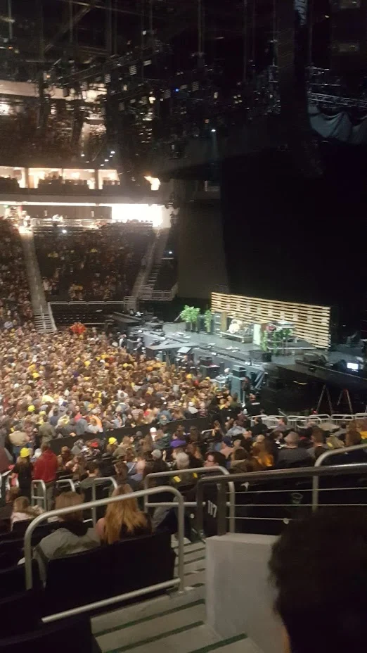 View from upgraded seat (not zoomed)
