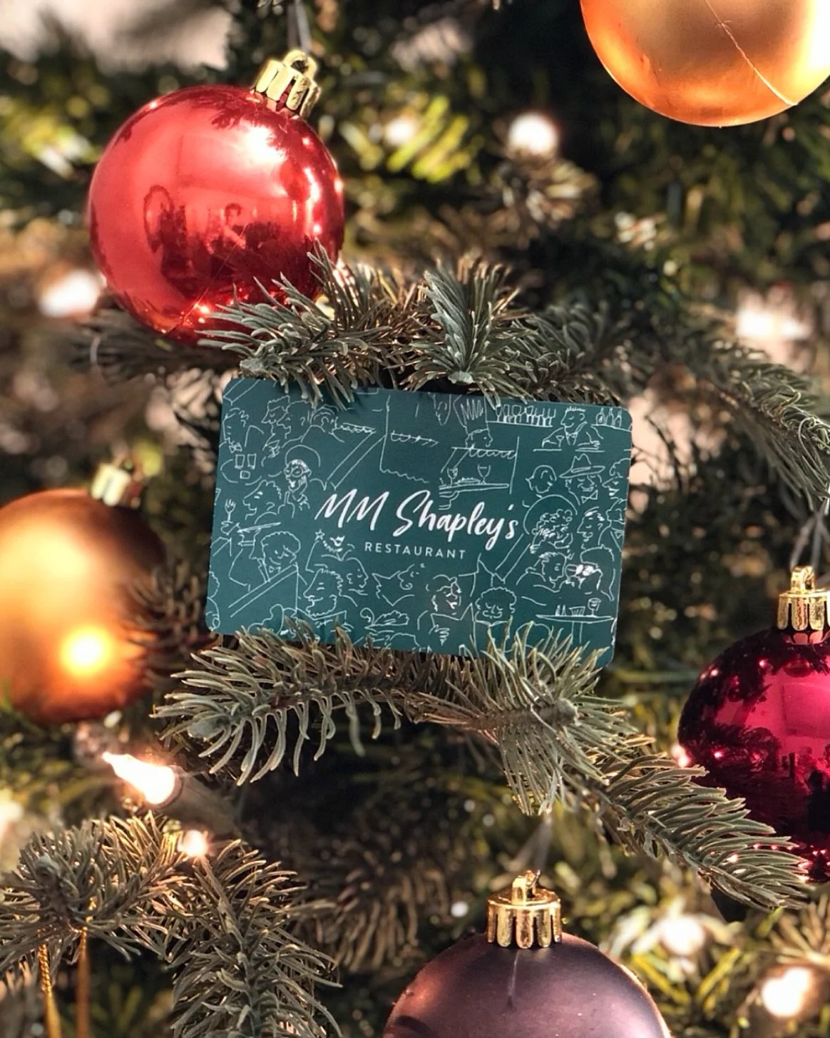 Shapley&rsquo;s gift cards are perfect for everyone! Who doesn&rsquo;t need a night out or delicious food? Can be purchased on our website and delivered electronically or at Shapley&rsquo;s - we have someone ready to help you with Christmas shopping 