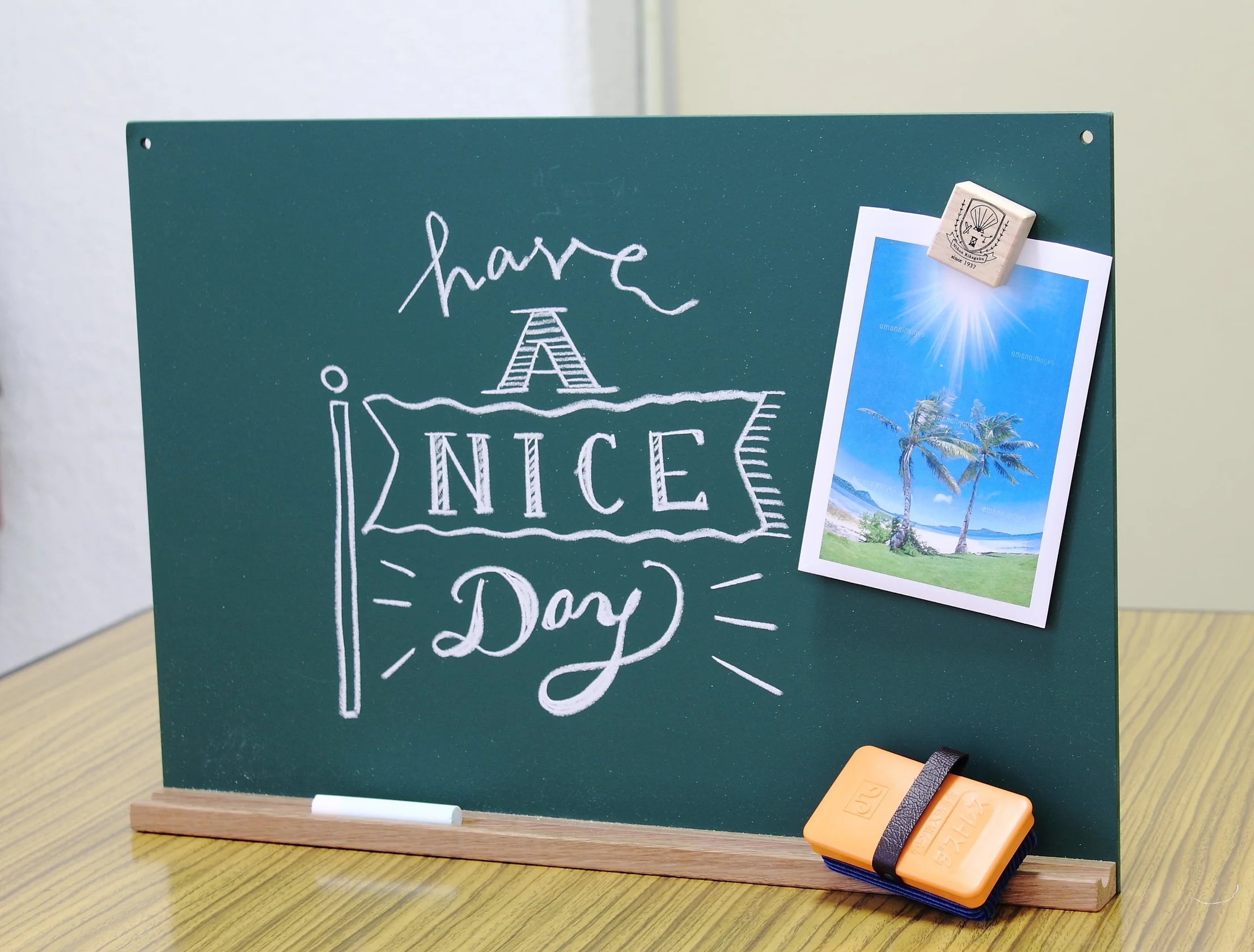 すこしおおきな黒板緑　使用例 copy.JPG