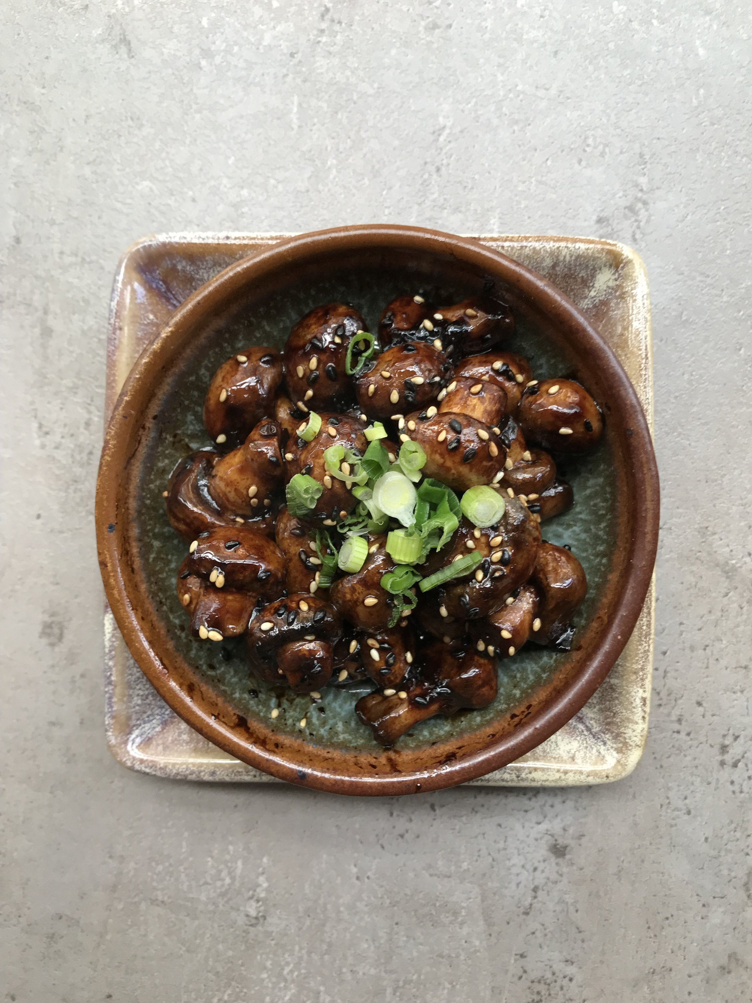 Glazed Mushrooms