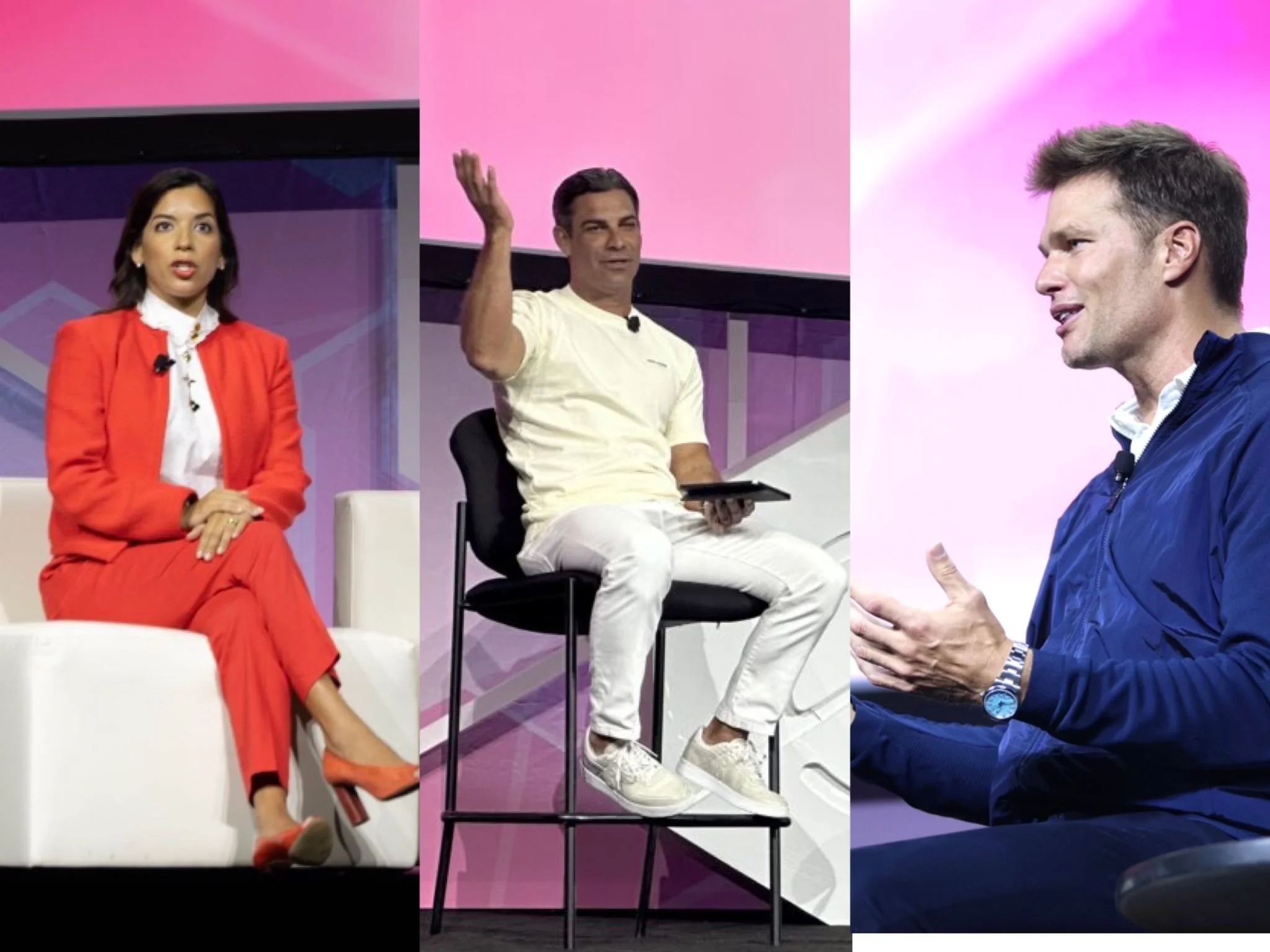 GABRIELA BERROSPI FUNDADORA DE LATINO WALLSTREET EXPONE JUNTO A TOM BRADY, ERIC SCHMIDT Y FRANCIS SUAREZ EN EMERGE AMERICAS