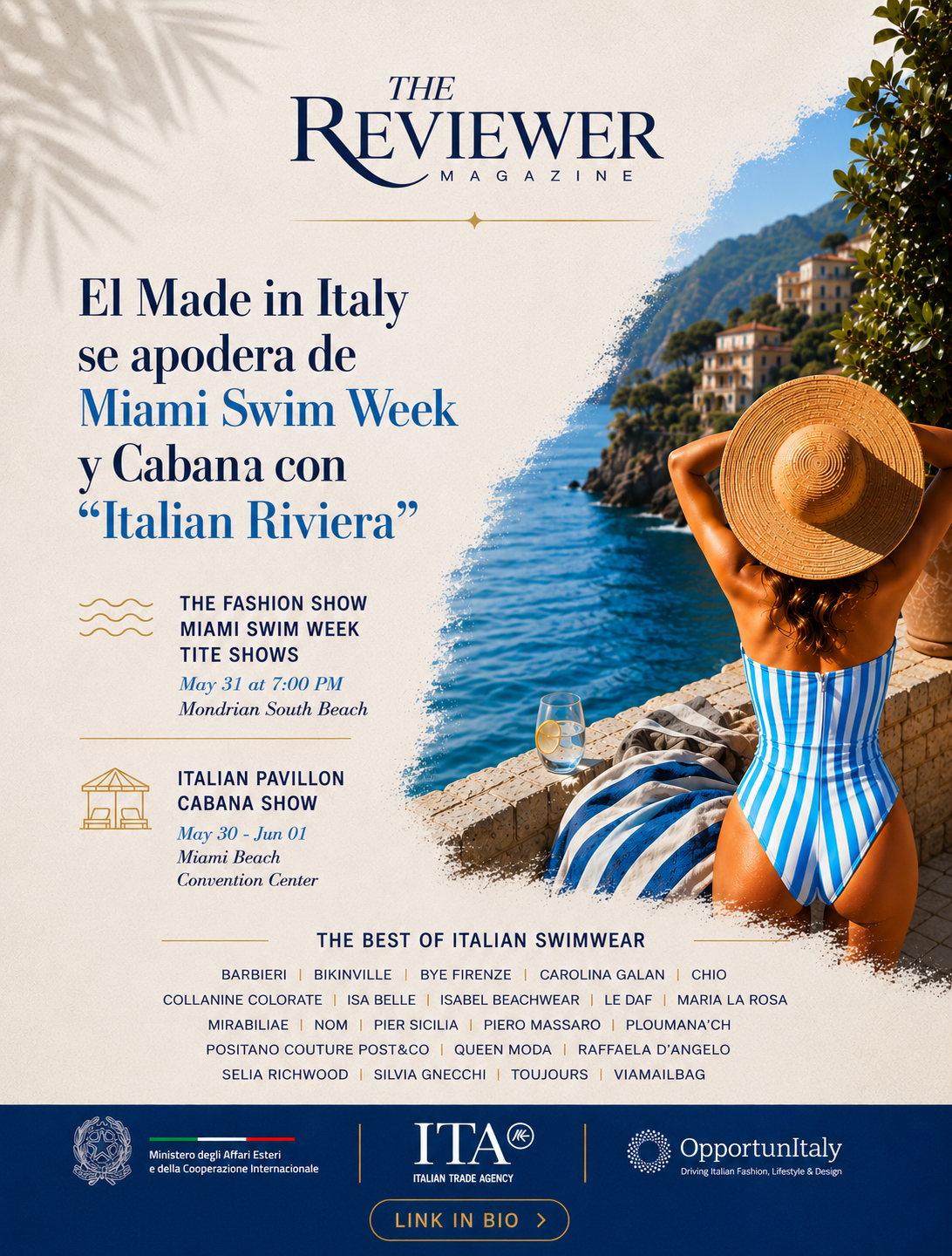 El Made in Italy se apodera de Miami Swim Week y Cabana con “Italian Riviera”