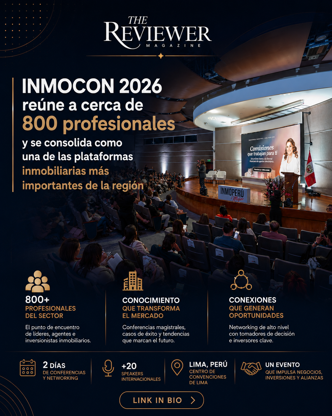INMOCON 2026 reúne a cerca de 800 profesionales y se consolida como una de las plataformas inmobiliarias más importantes de la región