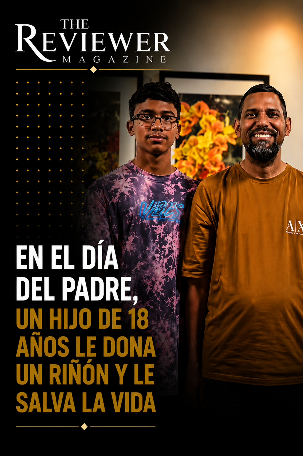 UN HIJO DE 18 AÑOS LE DIO A SU PADRE EL REGALO MÁS VALIOSO: UNA SEGUNDA OPORTUNIDAD DE VIDA