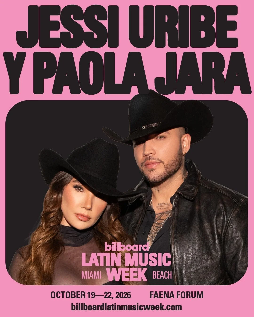 JESSI URIBE Y PAOLA JARA SE SUMAN A BILLBOARD LATIN MUSIC WEEK 2026