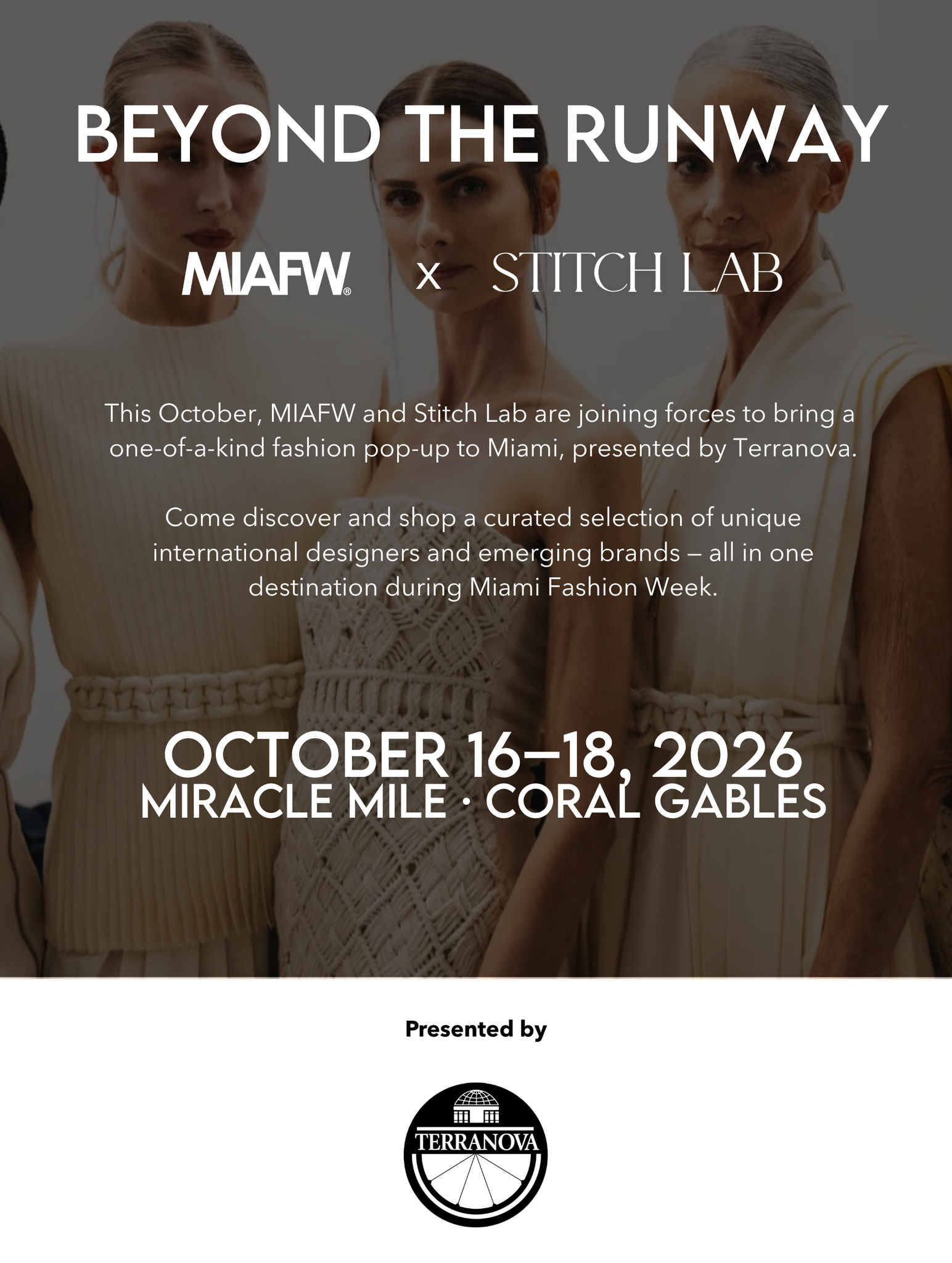 MIAFW y Stitch Lab presentan “Beyond the Runway”, una experiencia de moda internacional en Miami