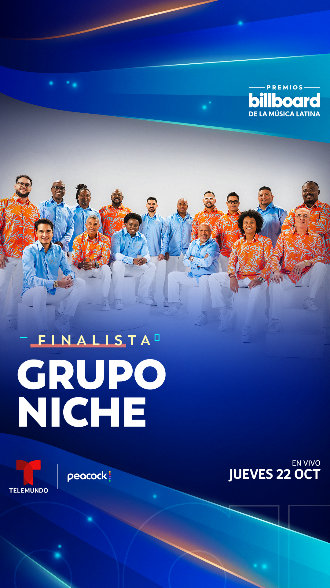 GRUPO NICHE ES FINALISTA DE LOS PREMIOS BILLBOARD ﻿DE LA MÚSICA LATINA 2026