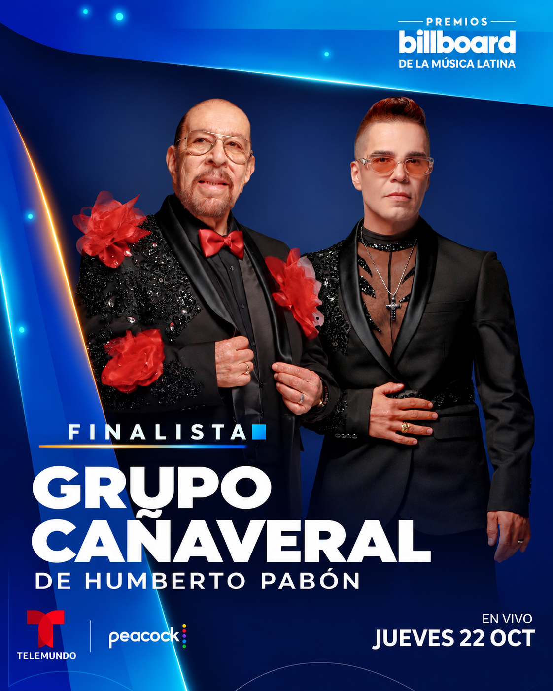 GRUPO CAÑAVERAL DE HUMBERTO PABÓN ES FINALISTA A LOS ﻿PREMIOS BILLBOARD DE LA MÚSICA LATINA 2026
