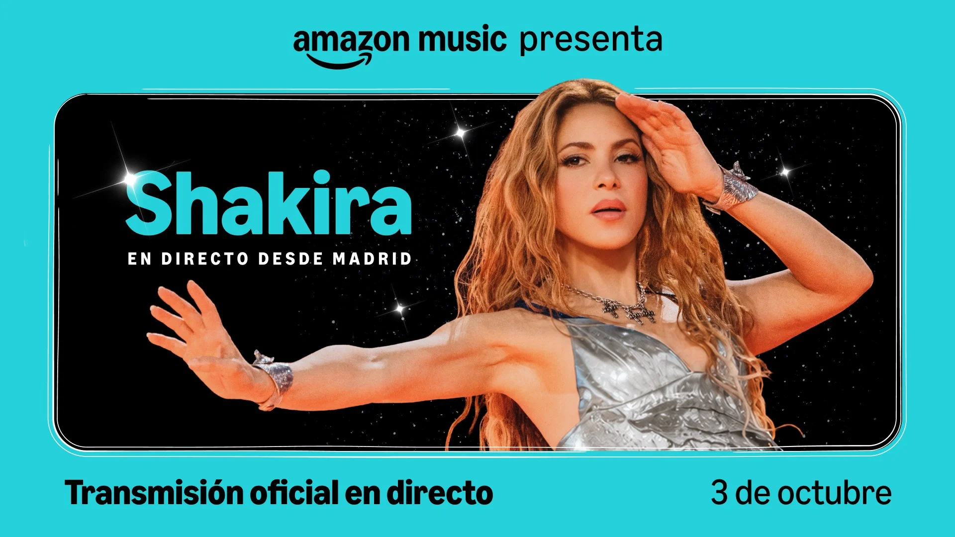 Shakira y Amazon Music se unen para un livestream global desde Madrid, lanzamientos exclusivos e iniciativas de impacto social