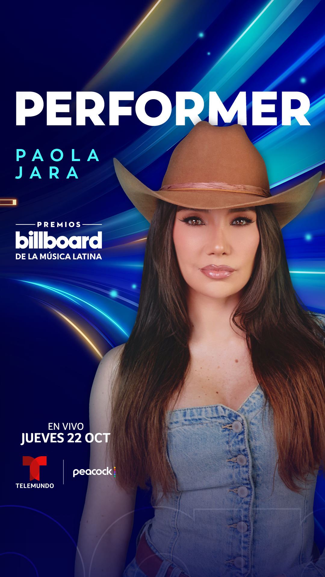 PAOLA JARA LLEVARÁ LA MÚSICA POPULAR ﻿ COLOMBIANA AL ESCENARIO DE LOS PREMIOS BILLBOARD DE LA MÚSICA LATINA 2026
