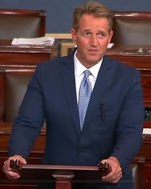 “I’m aware that there’s a segment of my party that believes that anything short of complete and unquestioning loyalty to a president who belongs to my party is unacceptable and suspect.” -U.S. Senator Jeff Flake (Republican of Arizona) on the Senate floor, October 2017