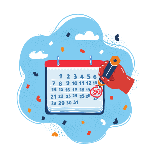 DATES FOR YOU TO MAKE A DIFFERENCE