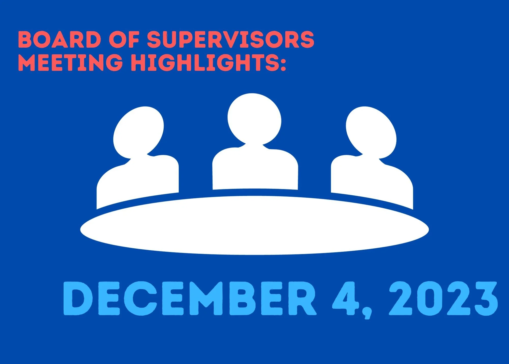 Summary of December 4, 2023  Nelson County Board of Supervisors Meeting