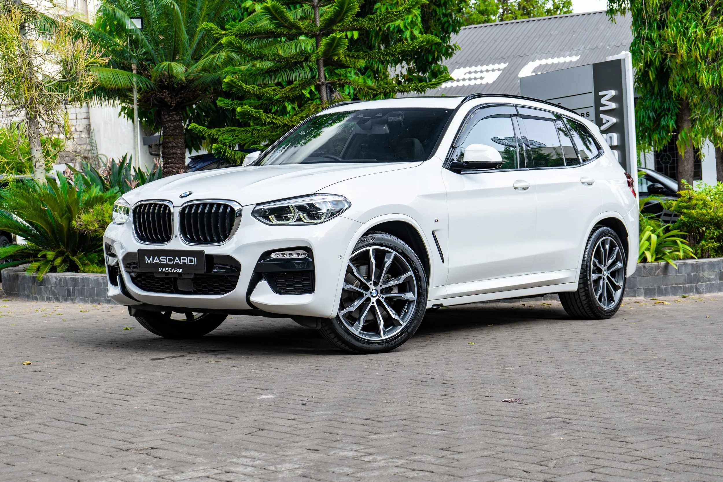 White BMW X3 X-drive 20i