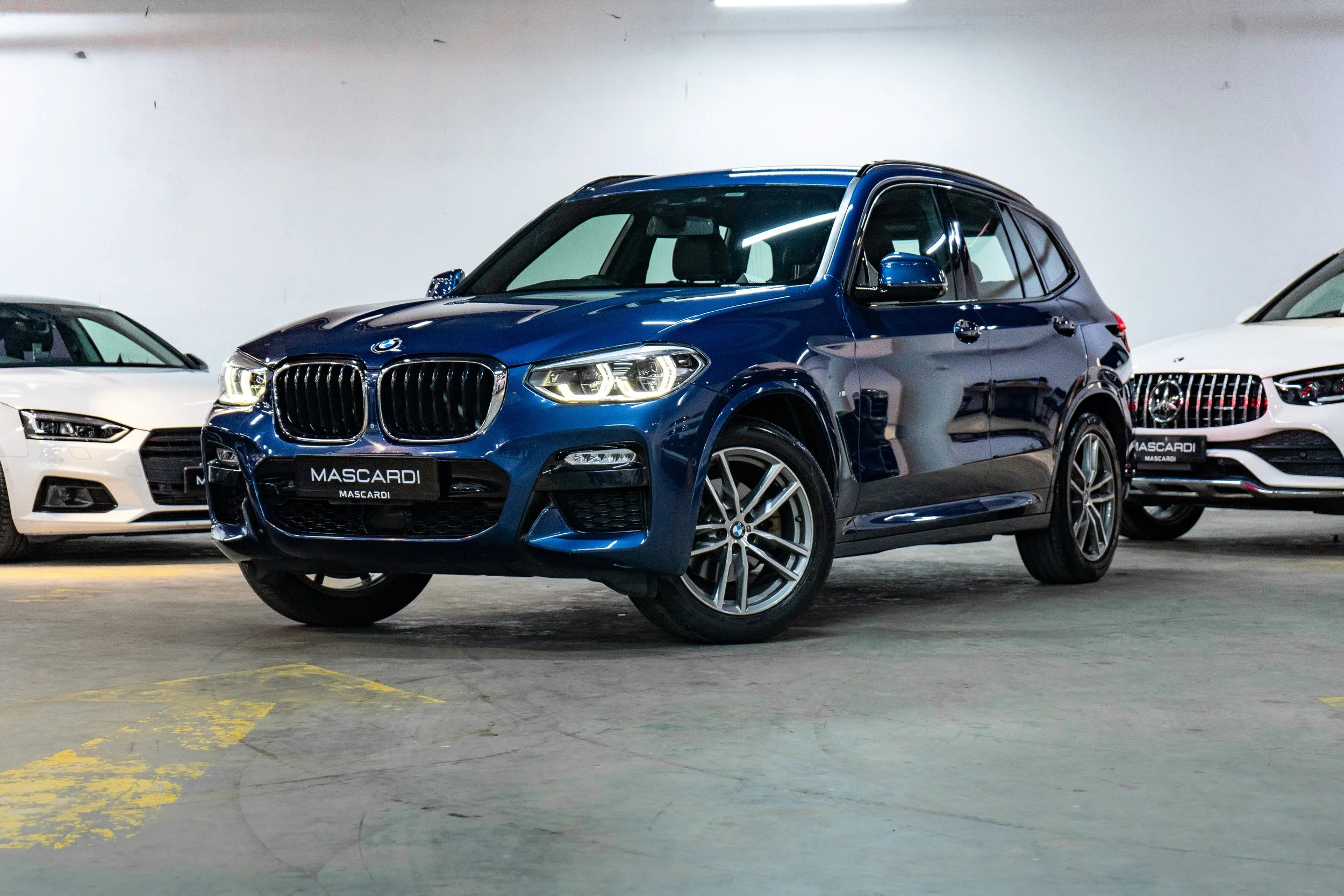 Blue BMW X3 X-Drive 20i M-Sport Package