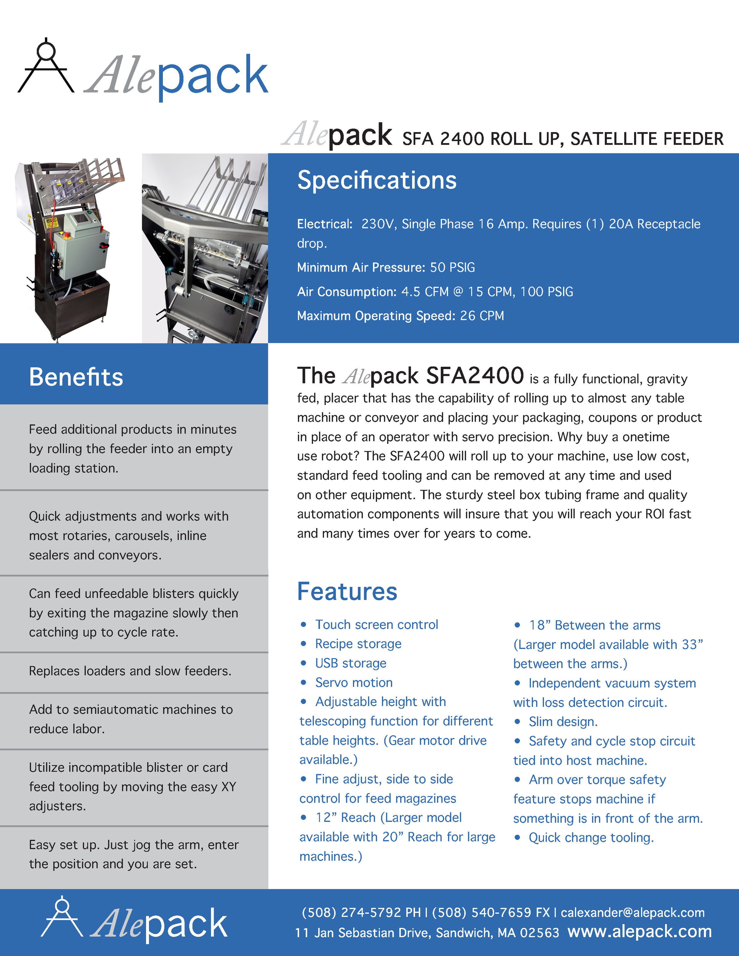 Alepack Product Sheet