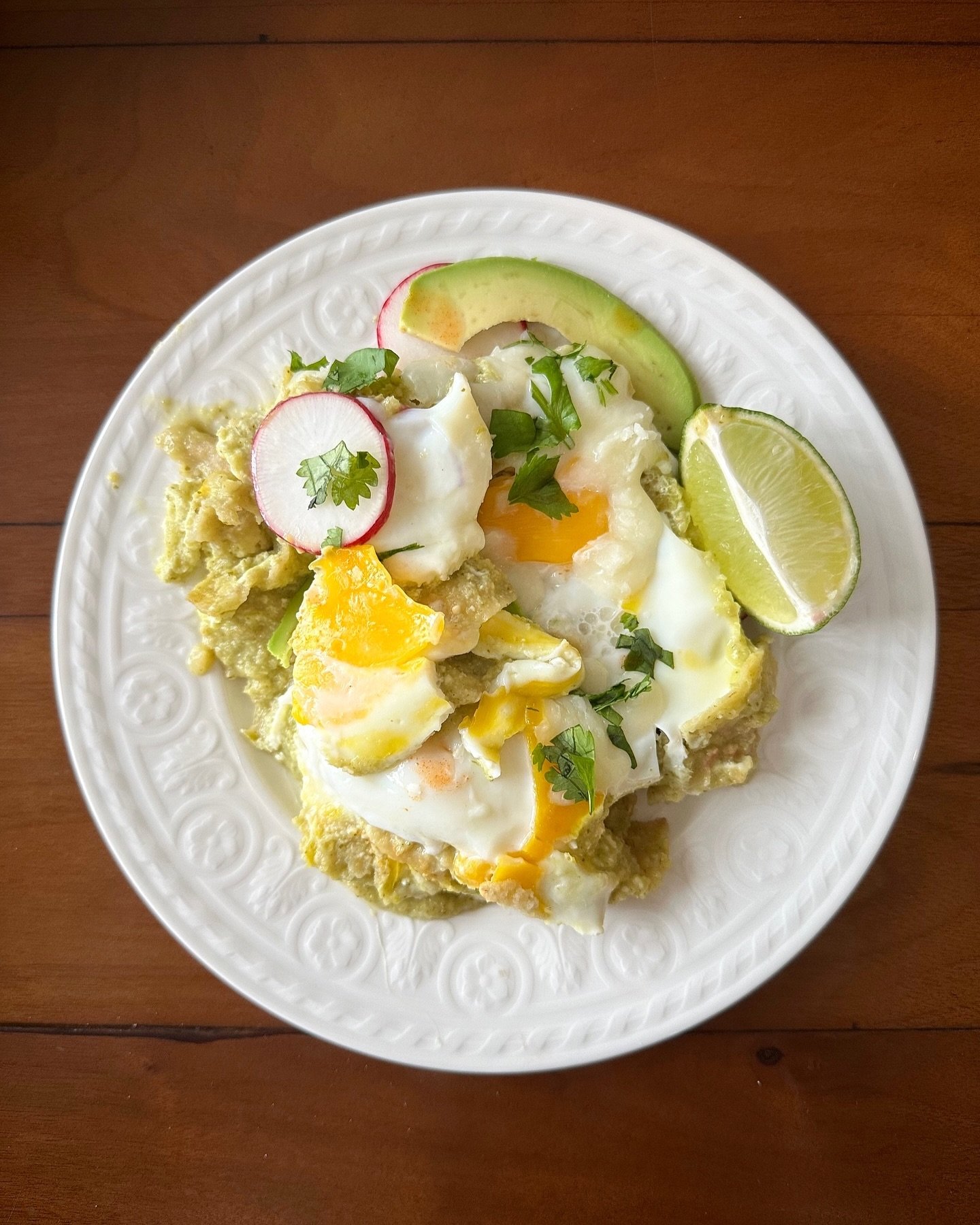 Chilaquiles via @spoonforkbacon again. It&rsquo;s a favorite - high protein and exploding with flavor. #gidcooks⁠
⁠
⁠
⁠
⁠
⁠
⁠
#foodlover #instafood #cookingtime #weekendcooking #nomnom #foodies #foodstagram #foodgasm #foodphotography⁠ #foodlovers #fo