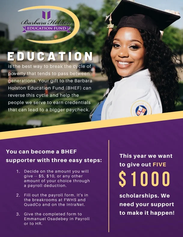 BHEF Scholarship Poster