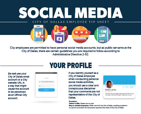 Social Media Administrative Directive (Tip Sheet)