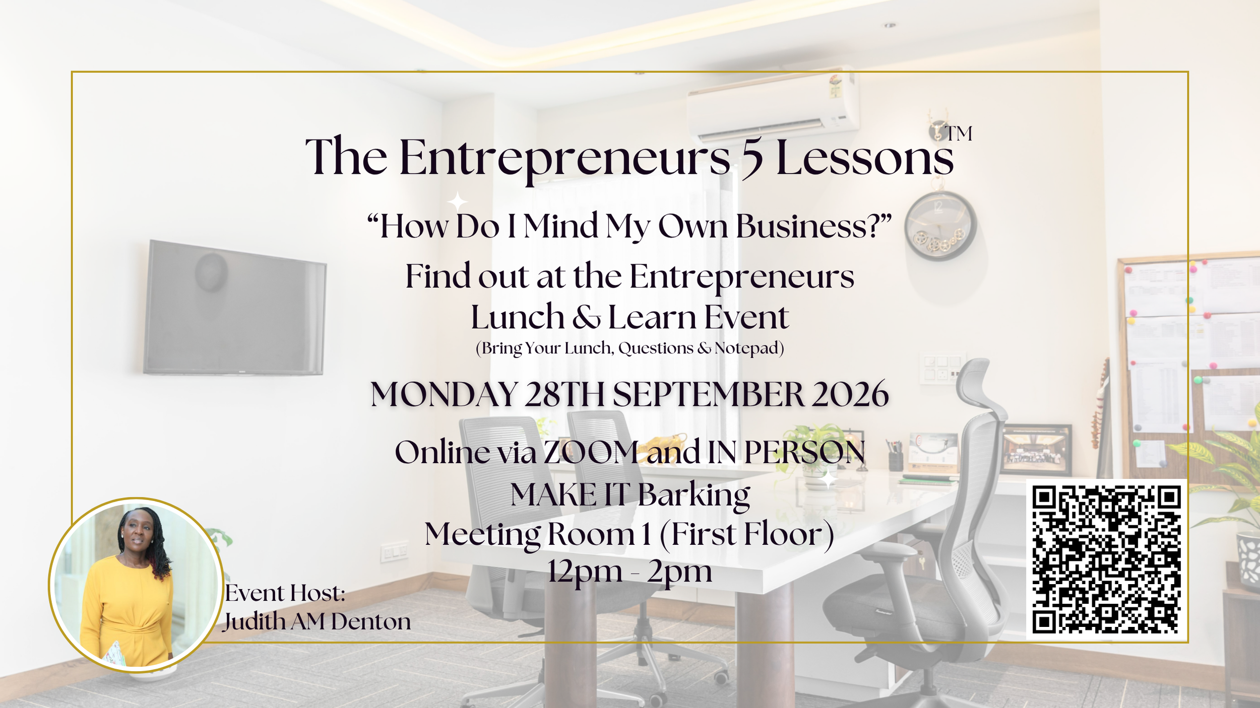 The Entrepreneurs 5 Lessons™ | Lunch &amp; Learn