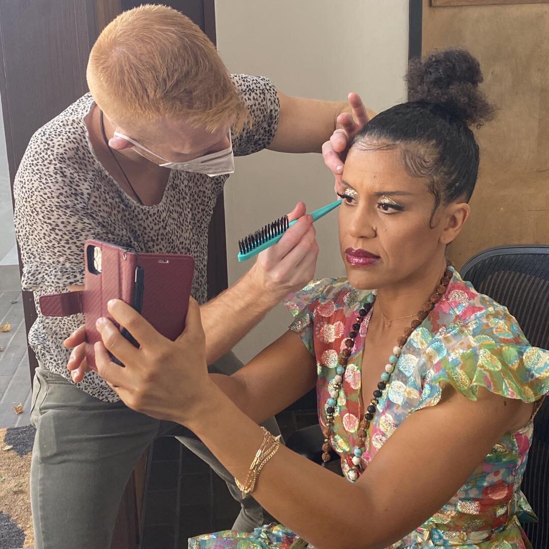 BTS of getting my hair and makeup done for the music video of my song MORE. This was such a fun day. Lots of different looks- outfits, hairstyles, moods! I am grateful that my then manager was on board to help it all flow. The creative crew was spect